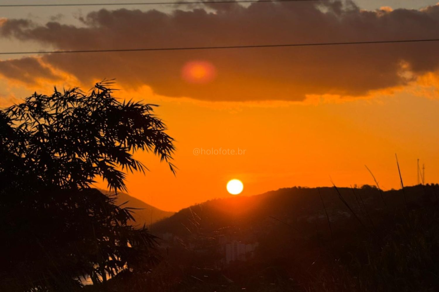 Calor em Além Paraíba, foto tirada no bairro Morro do Cipó (Arquivo: Holofote Br)